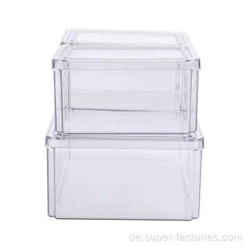 Kunststoff Transparente Haushalts-Lebensmittellagerbehälter